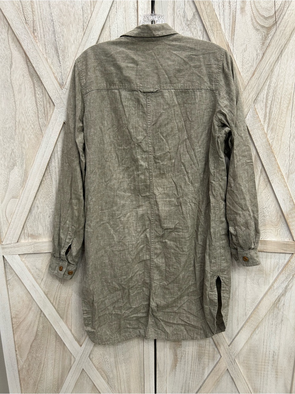 Duluth Trading Co Olive Utility Button-Up Jacket - Picture 2 of 7